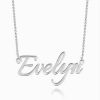Collana con nome personalizzato in argento
