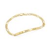 Bracciale ID da donna & #039; s con placcatura in oro