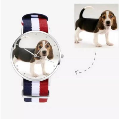 Womens Photo Watch Farbe Nylonarmband
