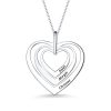 Collier Famille Coeurs