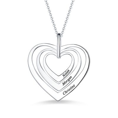 Family Hearts Halskette