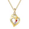 Collana con ciondolo con nome a cuore per 3 collana significativa per donna