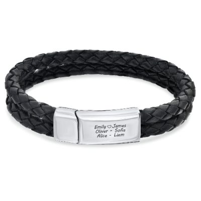 Personalized Engraved Man Bracelet