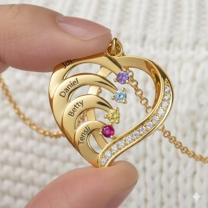 Collana con pietre portafortuna in vendita calda in argento sterling 925