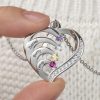 Hot Sale Birthstone Necklace in 925 Sterling Silver