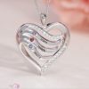Collana per la famiglia Silver New Wave 925 personalizzata