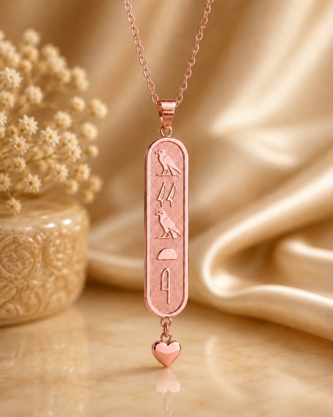 Egypt Custom Name Heart Jewelry - Image 8