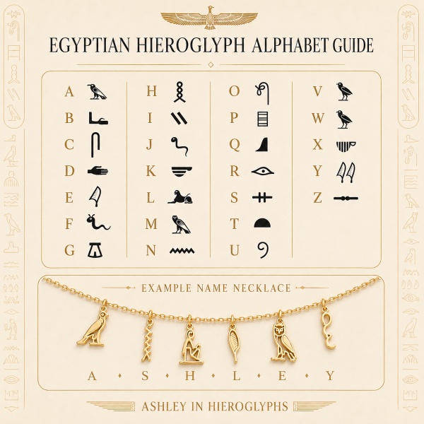 Egypt Custom Name Initial Jewelry - Image 3