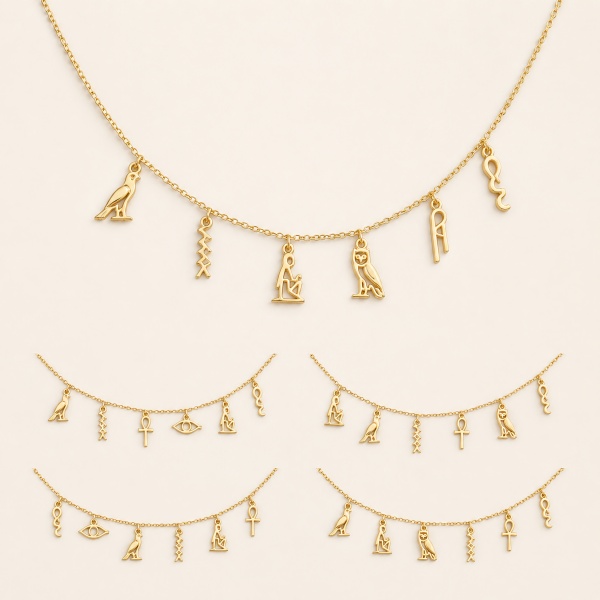 Egypt Custom Name Initial Jewelry - Image 5