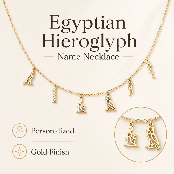 Egypt Custom Name Initial Jewelry - Image 7