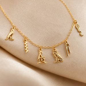 Egypt Custom Name Initial Jewelry