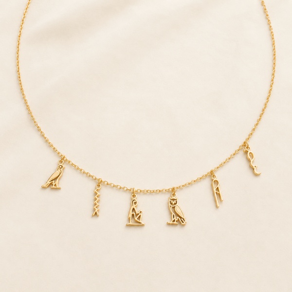 Egypt Custom Name Initial Jewelry - Image 9
