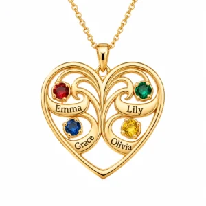 A Family Love Talisman Made Just for Her – Personalized Name Necklace